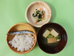 2月13日給食・乳児